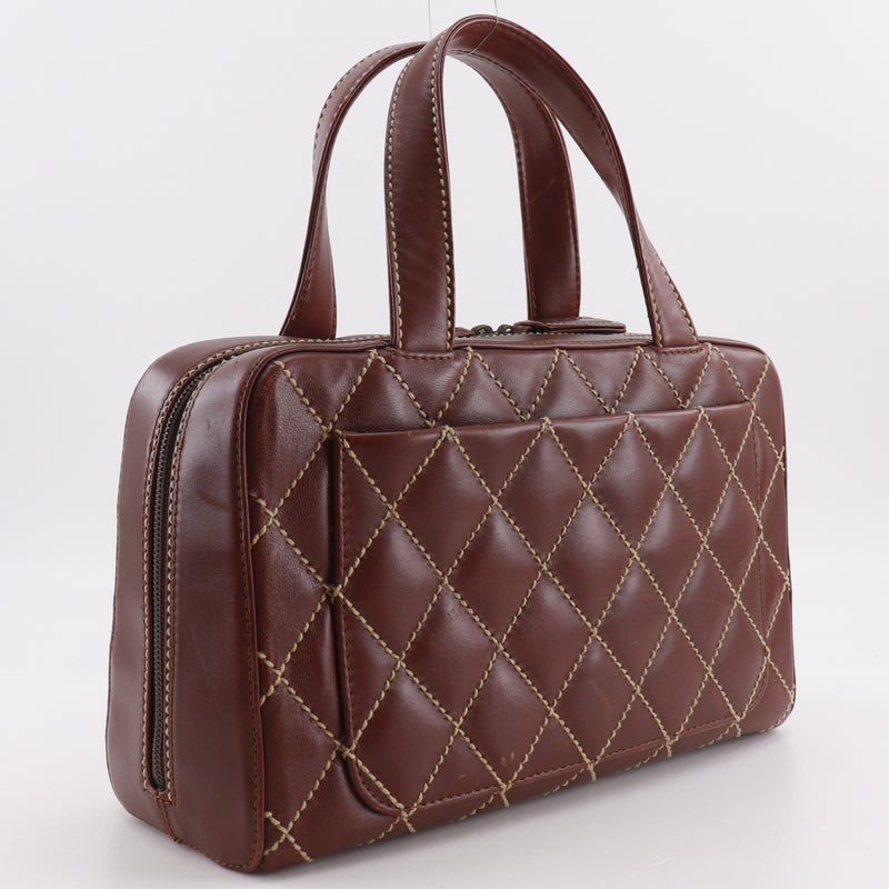 CHANEL】シャネル ワイルドステッチ ハンドバッグ – NISHIKINO VINTAGE