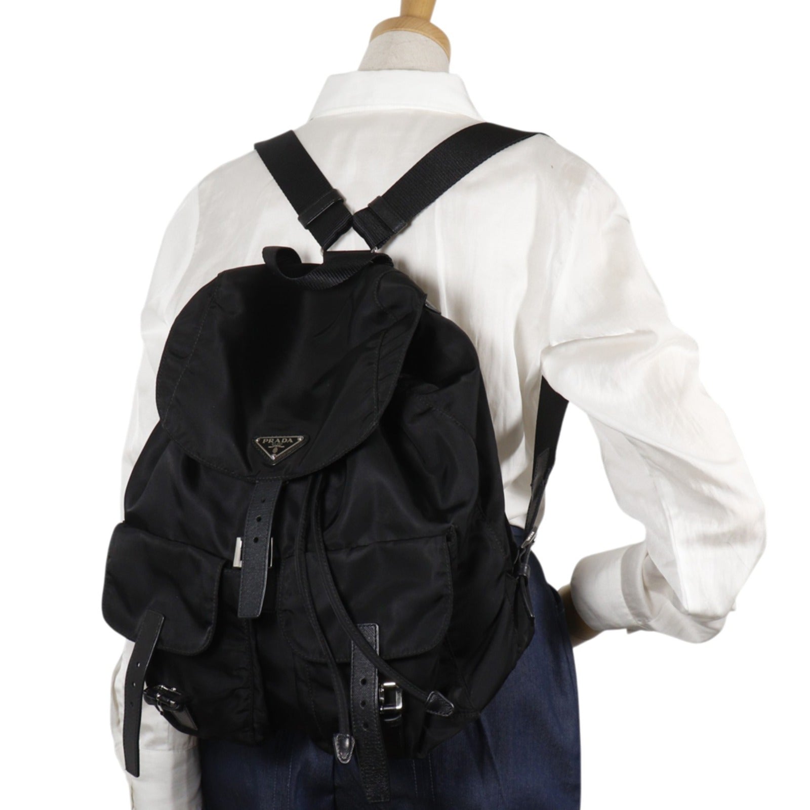 PRADA リュック ナイロン ベルト 黒 白タグ BZ2811 Gカード付き PRADA】プラダ リュック・デイパック BZ2811 – NISHIKINO VINTAGE KYOTO