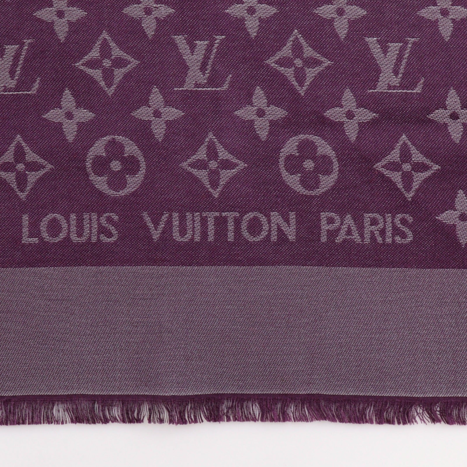 LOUIS VUITTON】ルイ・ヴィトン モノグラム・シャイン ストール 410460