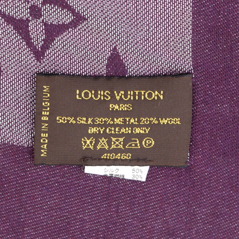 LOUIS VUITTON】ルイ・ヴィトン モノグラム・シャイン ストール 410460