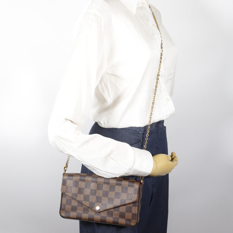 美品 ルイヴィトン ヴェルニ ポシェット フェリシー ショルダーバッグ LOUIS VUITTON】ルイ・ヴィトン ポシェット・フェリシー ショルダー