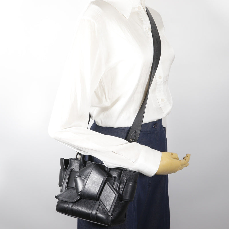 極美品✨ マルベリー ショルダーバッグ ハンドバッグ 2way 大容量 A4◎ MULBERRY】マルベリー アクネ ストゥディオズ コラボ ハンドバッグ