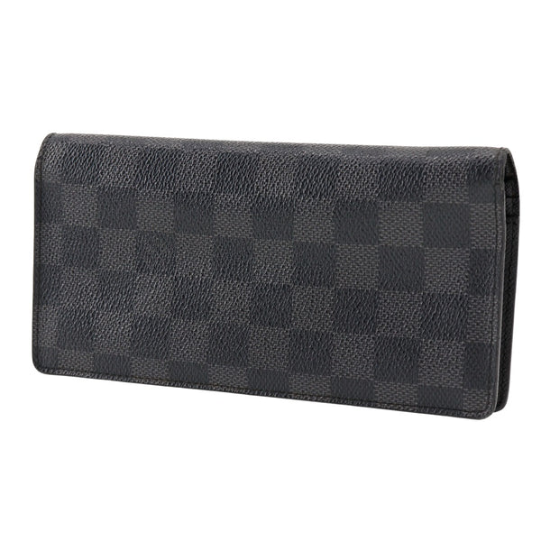 [Louis Vuitton] Louis Vuitton 
 Portofoille Brother Old Long Wallet 
 N62665 Dami Graphit Canvas MI0150 engraved open PorteFeiulle Brothers Old Men's
