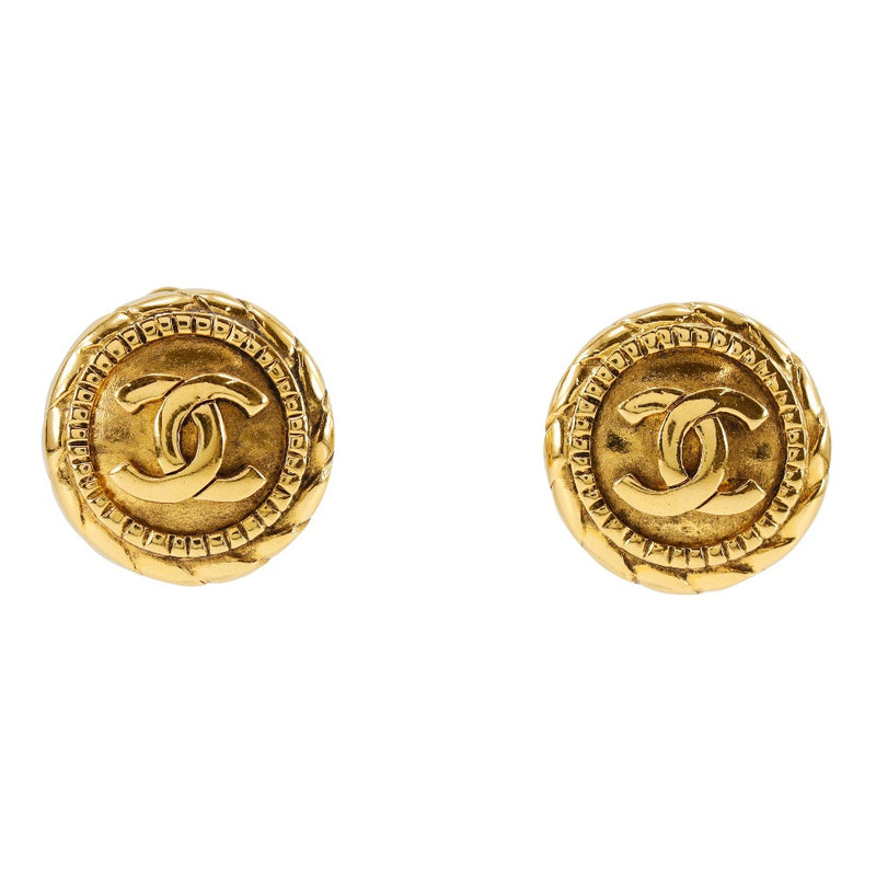 [Chanel] Chanel 
 Arete 
 Reparación de oro 2398 grabado alrededor de 17.2g de damas A-rank