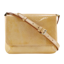 [Louis Vuitton] Louis Vuitton 
 Thom Son Street Shoulder Bag 
 M91070 Monogram Verni Cream Yellow MI0969 Engraved shoulder shoulder A5 magnet type THOMPSON STREET Ladies