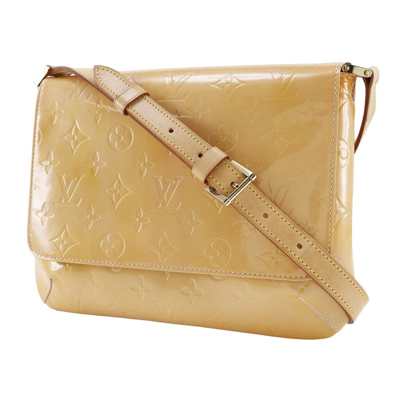 [Louis Vuitton] Louis Vuitton 
 Thom Son Street Shoulder Bag 
 M91070 Monogram Verni Cream Yellow MI0969 Engraved shoulder shoulder A5 magnet type THOMPSON STREET Ladies