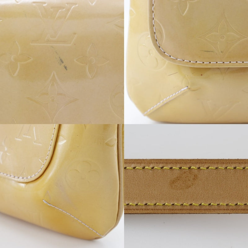 [Louis Vuitton]路易威登 
 汤姆儿子街头肩袋 
 M91070会标Verni Cream黄色MI0969雕刻肩膀A5磁铁类型Thompson Street Ladies