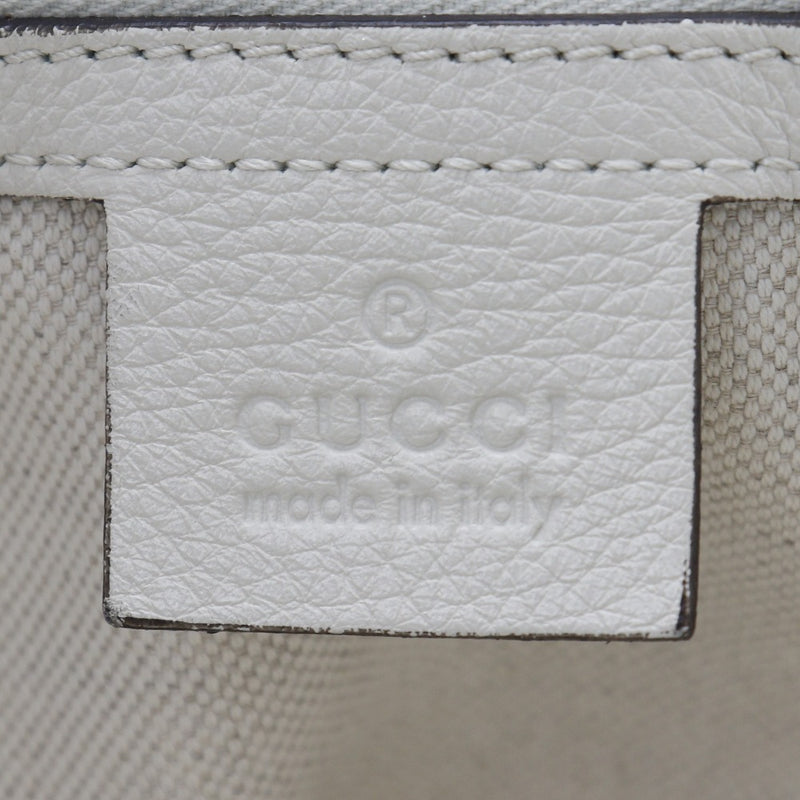 [Gucci] Gucci 
 单肩包 
 309531皮革X帆布脱离白色肩膀A4开放女士