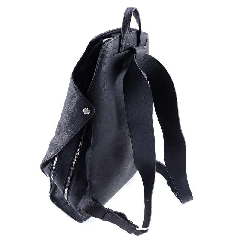 [HERMES] Hermes 
 City bag 30 rucksack daypack 
 Epsom Dark Navy A engraved shoulder handbag 2WAY A4 Double Fastener CITY BAG 30 Men's