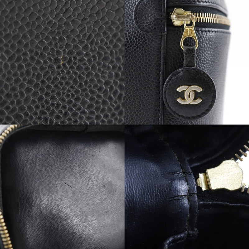 [Chanel] Chanel 
 Bolso de tocador 
 Caviar Skin Manguete sujetador de tocador Damas
