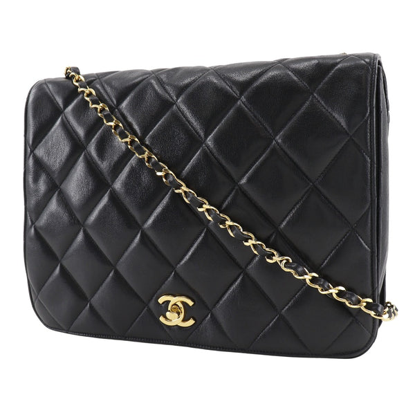 [Chanel] Chanel 
 Bolso de hombro de cadena 
 Lambskin House A5 giran la cadena de bloqueo de la cerradura Damas B-rank
