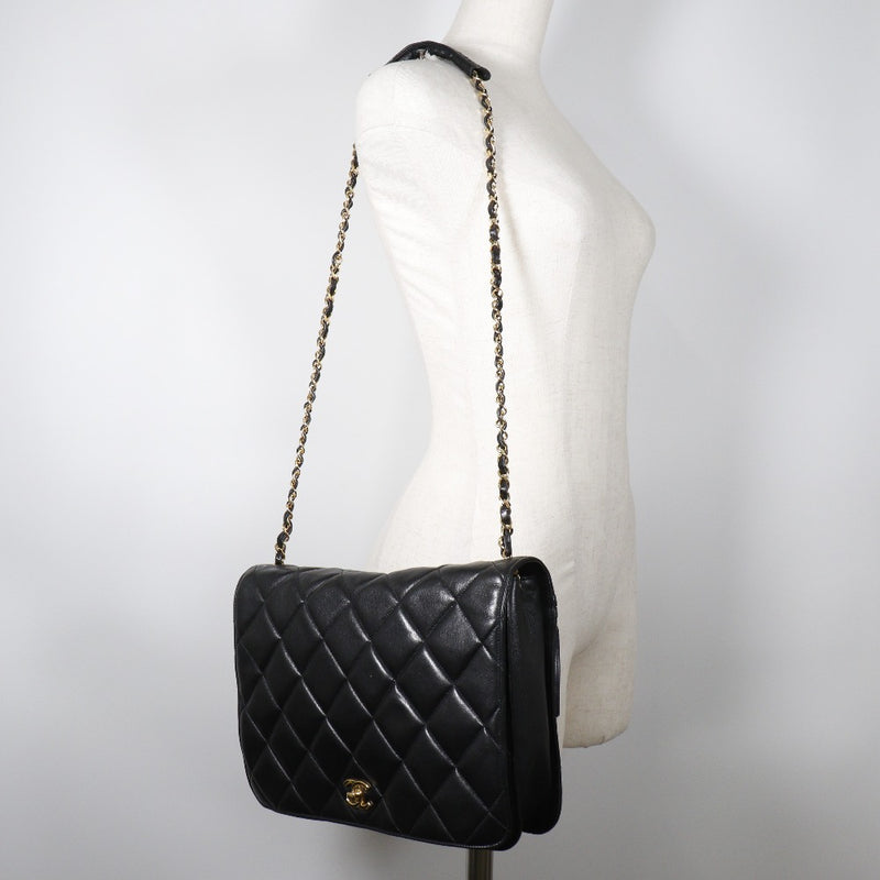[CHANEL] Chanel 
 Chain shoulder shoulder bag 
 Lambskin shoulder A5 turn lock CHAINSHOULDER Ladies B-Rank