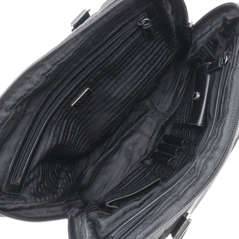 [Prada] Prada 
 Bolsa de negocios 
 Bolso negro de nylon A4 sujetador de sujetadores