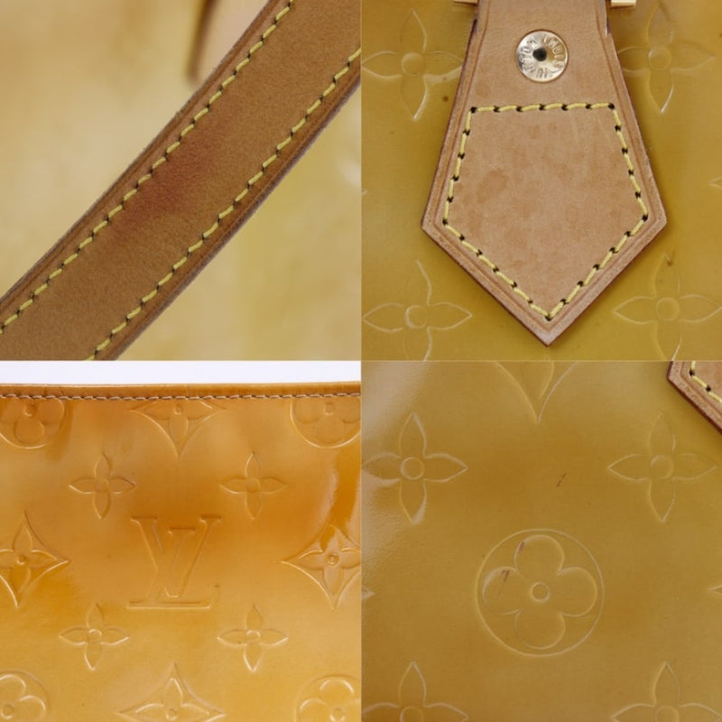 [Louis Vuitton] Louis Vuitton 
 Houston tote bag 
 Monogram Verni Gold TH0009 engraved handbill A5 zipper HOUSTON Ladies