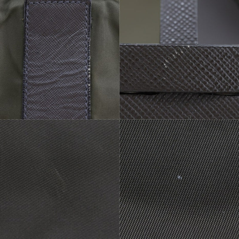 [PRADA] Prada 
 Boston bag 
 Nylon Khaki Handscape A4 Double Fastener Unisex