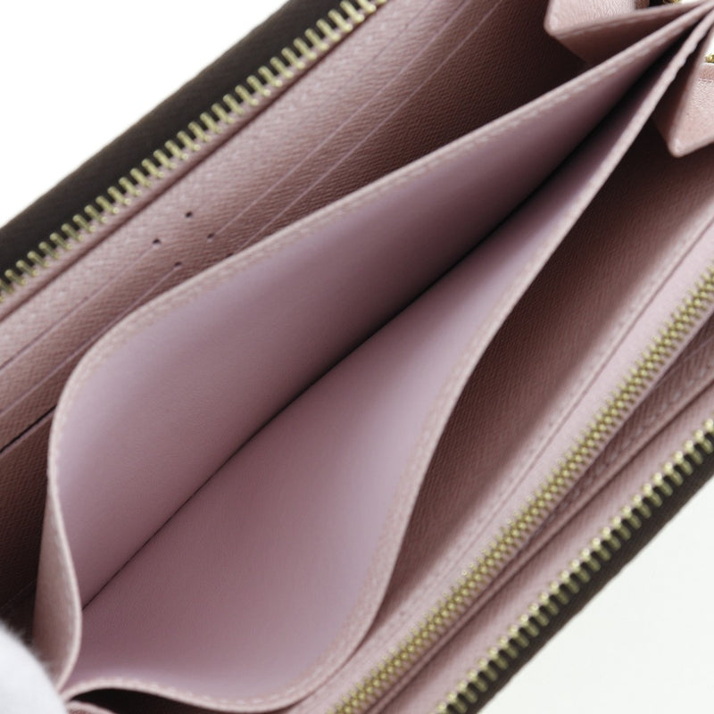 [Louis Vuitton]路易威登 
 Zippy钱包长钱包 
 我的LV世界旅游会标帆布B​​rown SP3127雕刻Zippy Wallet Munisex a+等级