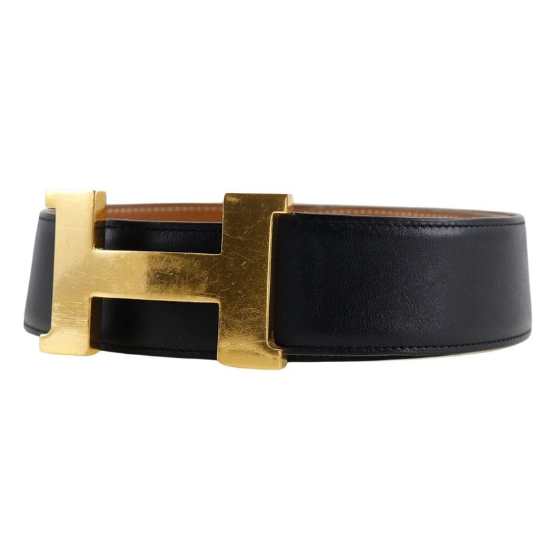 [HERMES] Hermes 
 H belt belt 
 Calf □ B engraved H Belt Unisex