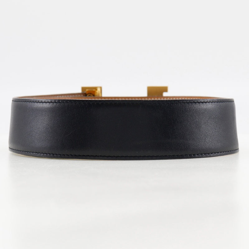 [Hermès] Hermès 
 HE courroie H 
 Mollet □ b ceinture h gravée unisexe