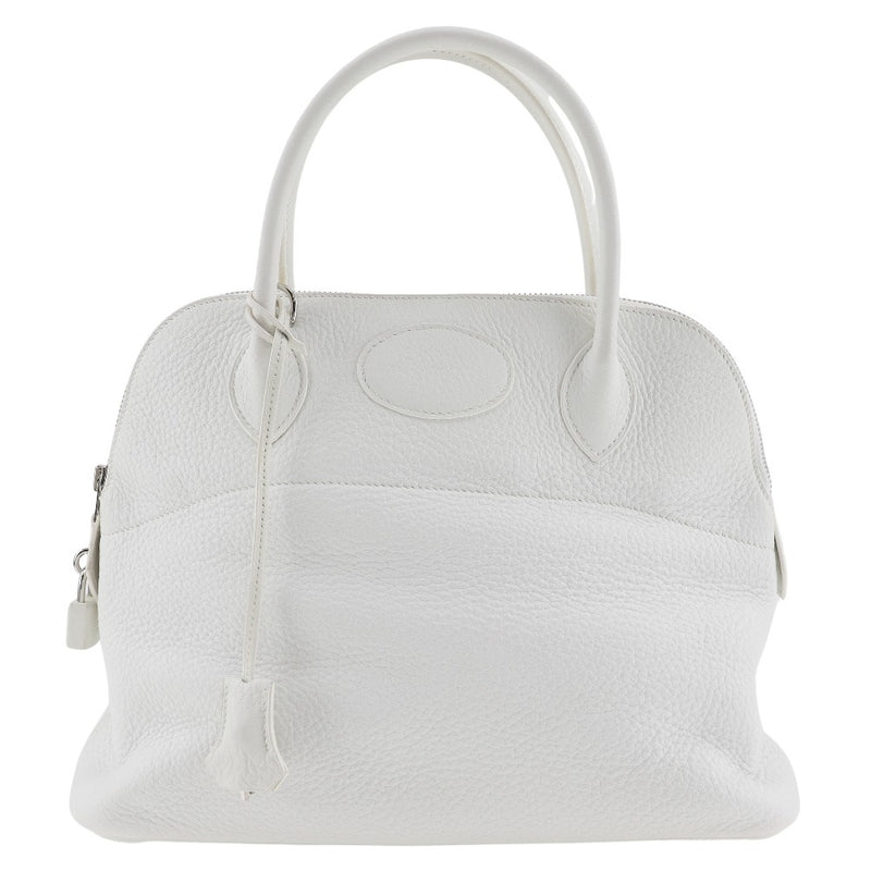 [HERMES] Hermes 
 Boled 31 handbag 
 Triyoon Lemance White □ M engraved handbag A5 fastener BOLIDE31 Ladies