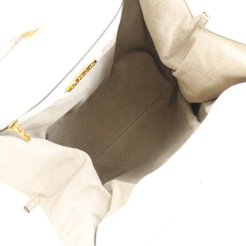 [FENDI] Fendi 
 Handbag 
 Leather White Shoulder Hand Prere 2WAY A5 Gamaguchi Ladies