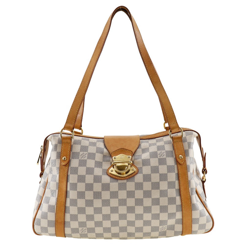 [LOUIS VUITTON]LOUIS VUITTON Stresa PM Shoulder Bag N42220 Damier Zur Canvas FL4019 Engraved Shoulder A4 Fastener Stresa PM Women
