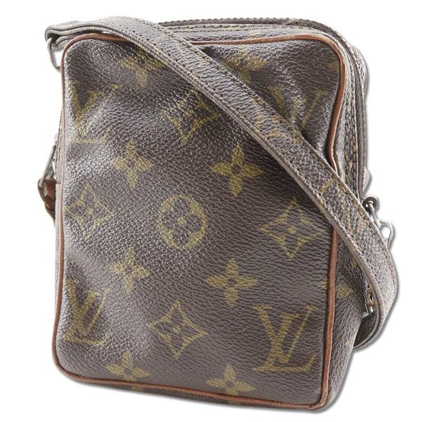 [Louis Vuitton] Louis Vuitton 
 Dunouve mini shoulder bag 
 Monogram canvas 834 engraved diagonal fastener Danube mini Ladies B-Rank