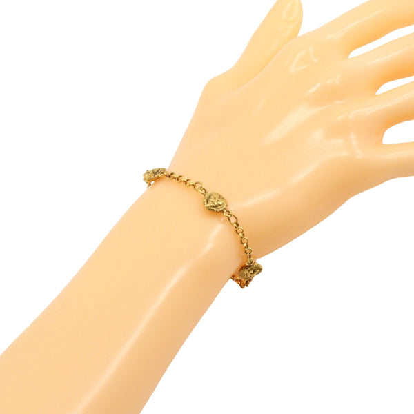 [CHANEL] Chanel 
 Lion Bracelet
 Plated Gold Approximately 7.8g LION Ladies