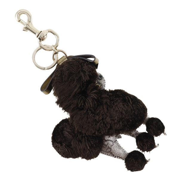 [GUCCI] Gucci 
 Poodle key chain 
 Bag Charm Guccoul GG Sprem Canvas Brown Poodle Unisex A-Rank