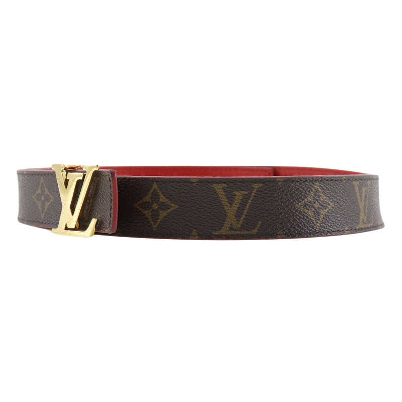 [Louis Vuitton] Louis Vuitton 
 Santule Lv Initial Belt 
 Reversible M9498V Monogram Canvas Rouge Sunture Lv Initial Men's A-Rank