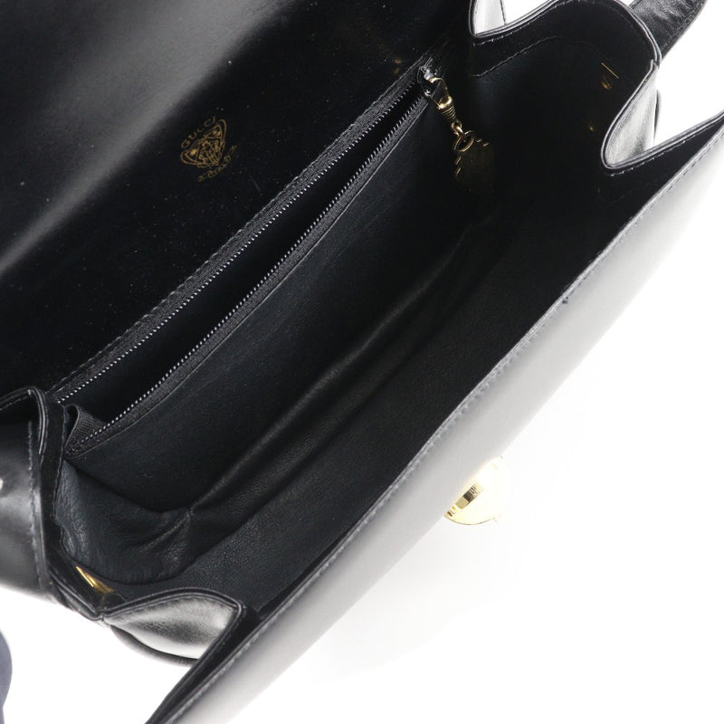 [GUCCI] Gucci 
 Old Gucci Shoulder Bag 
 Calf Black Shoulder Pachinko Lock OLD GUCCI Ladies A-Rank