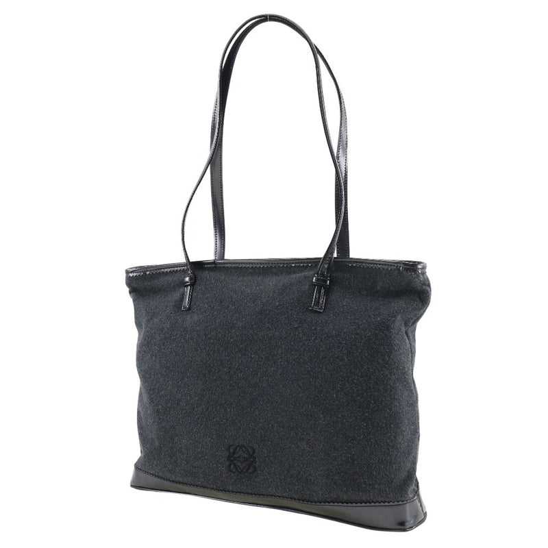 [LOEWE] Loewe 
 Anagram tote bag 
 Felt Gray shoulder A4 fasteners ANAGRAM Ladies