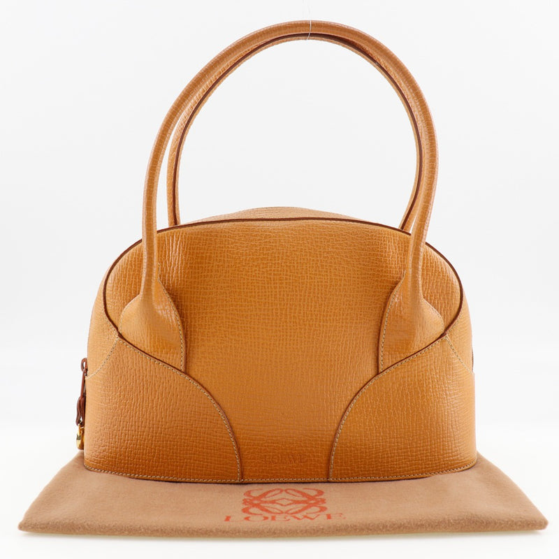 [LOEWE] Loewe 
 Handbag 
 Calf Camel Handsage Fastener Ladies A-Rank