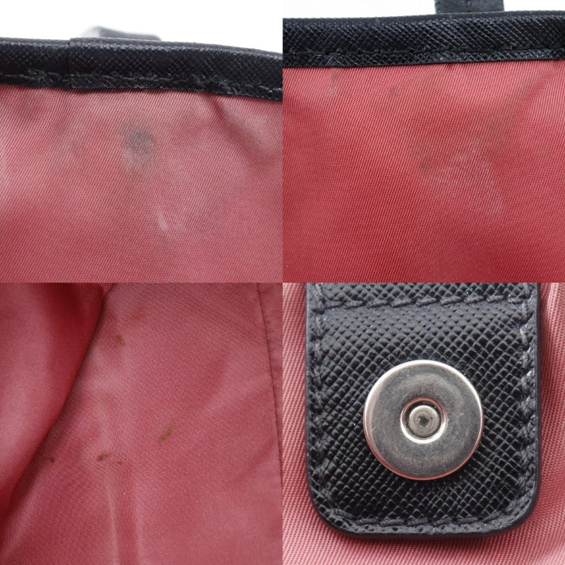 [Prada] Prada 
 bolso de mano 
 Nylon Black Handbag A4 Magnet Tipo Damas