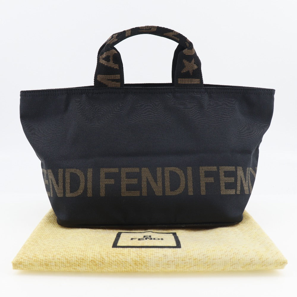 FENDI】フェンディ ハンドバッグ 2119 26488 098 ナイロンキャンバス 黒 手提げ ファスナー レディースAランク – KYOTO  NISHIKINO