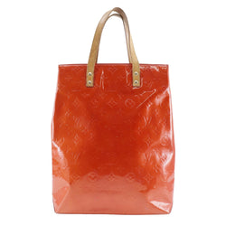 [Louis Vuitton] Louis Vuitton 
 Lead MM tote bag 
 M91086 Monogram Verni Rouge TH0032 engraved handbag A4 Open REED MM Ladies B-Rank