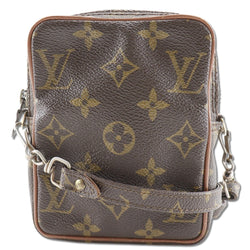 [Louis Vuitton] Louis Vuitton 
 Bolso de hombro minidanouvo 
 Lienzo de monograma 834 grabado diagonal sujetador mini danubio damas