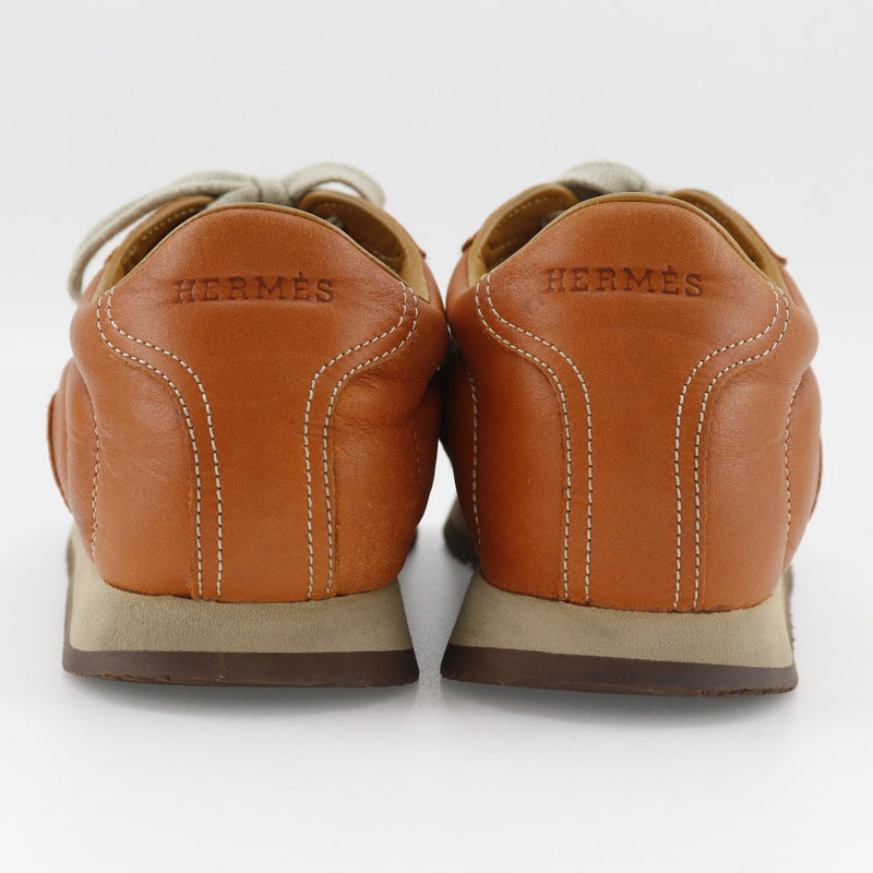 [HERMES] Hermes 
 Quick sneakers 
 Leather Camel Quick Men's