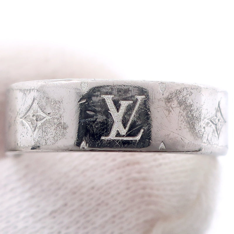 [Louis Vuitton]LOUIS VUITTON
 Nanograma No. 16 Anillo / anillo 
 M00218 Metal LE0136 grabado alrededor de 5.7 g de nanograma unisex