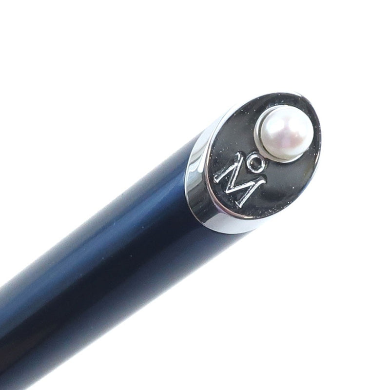 【MIKIMOTO】ミキモト
 ボールペン ボールペン
 ベビーパール付き 金属製 ネイビー Ballpoint pen レディースA+ランク