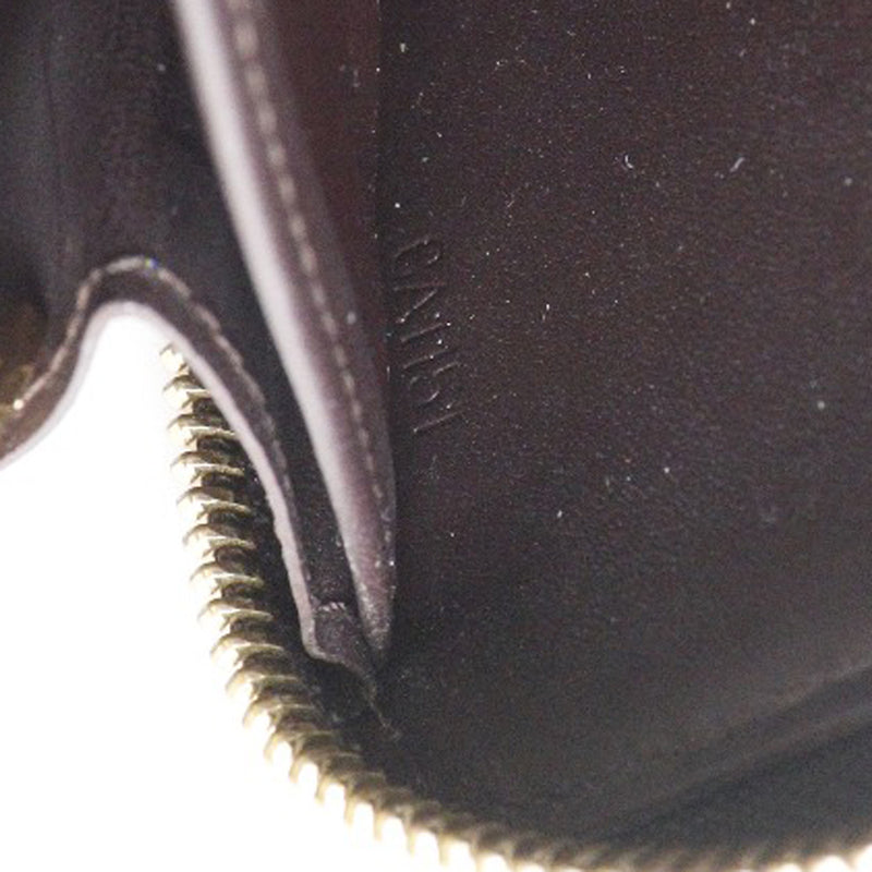 [Louis Vuitton] Louis Vuitton 
 Billetera zippy vieja billetera larga 
 M93522 Monogram Verni Aramant Burdeos CA1151 Billetera con zuga grabada Viejas A-Rank