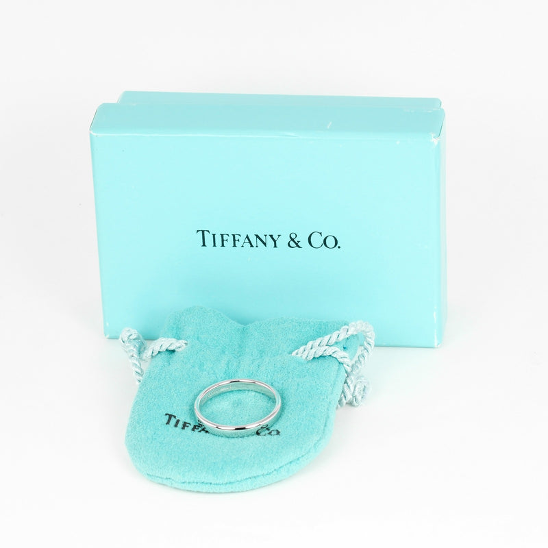 [Tiffany & co.] Tiffany 
 Forever Wedding Classic No. 13.5 Anillo / anillo 
 PT950 Platinum aproximadamente 5.15 g de Forever Wedding Classic Ladies A Rank