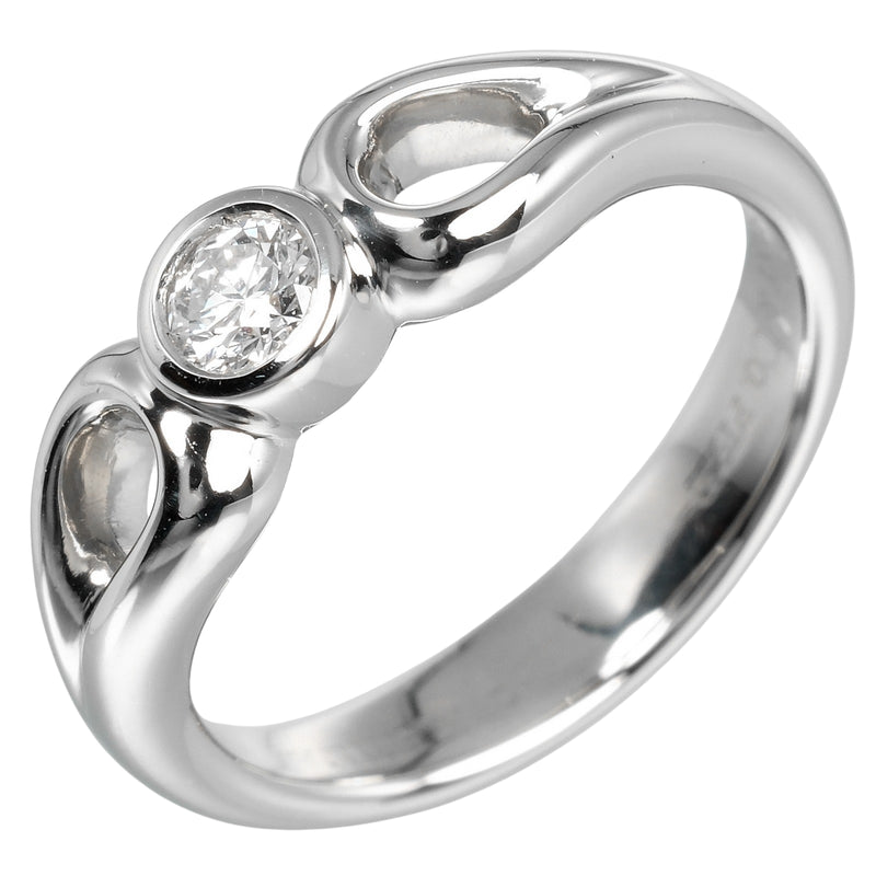 TIFFANY&Co.】ティファニー ダブル ティアドロップ リング・指輪 7.5号