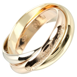 [Cartier] Cartier 
 Trinity No. 12.5 Ring / Ring 
 K18 Gold x YG PG WG Approximately 8.2g Trinity Ladies A Rank