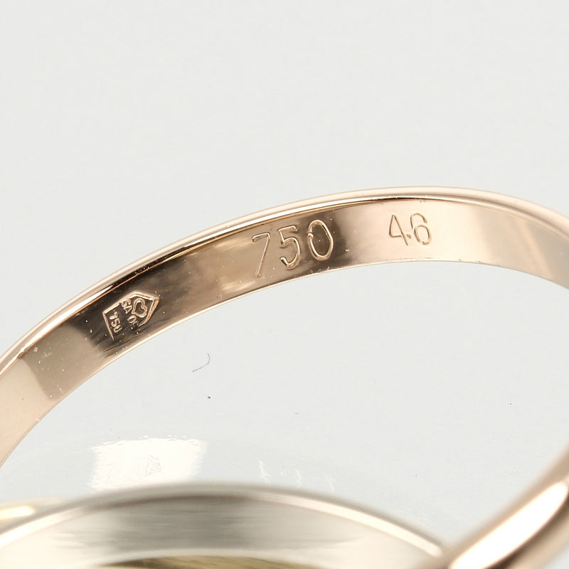 [Cartier] Cartier 
 Trinity No. 6 Anillo / anillo 
 K18 oro x yg pg wg aproximadamente 3.44g Trinity damas un rango