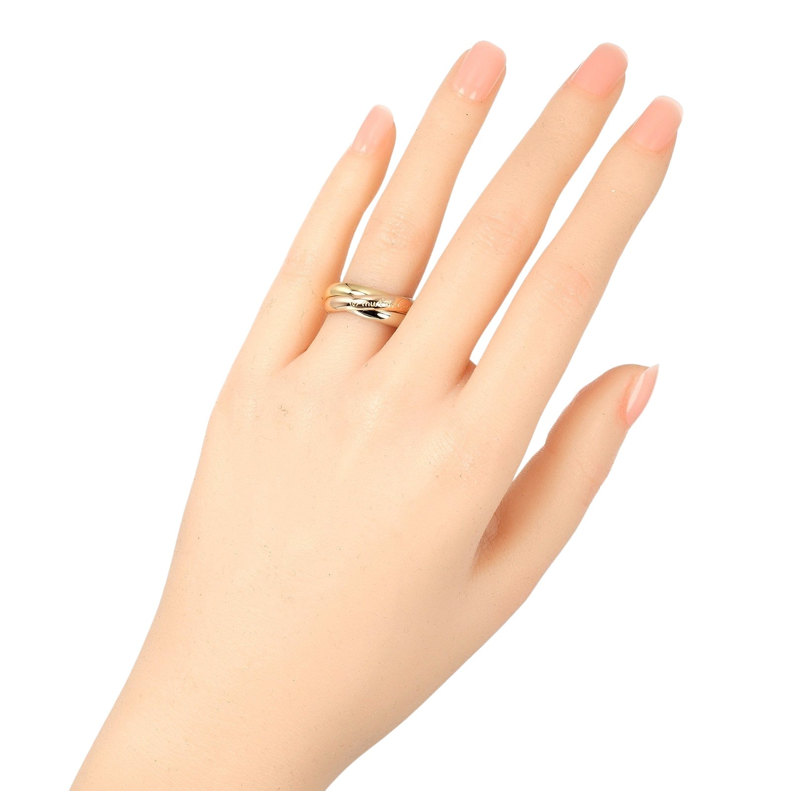 Cartier] Cartier Trinity No. 13 Ring / Ring K18 Gold x YG PG WG Appro –  KYOTO NISHIKINO