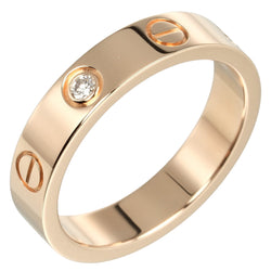 [卡地亚]卡地亚 
 迷你爱婚礼第10号戒指 /戒指 
 K18粉红色金X钻石大约4.45克迷你爱情婚礼女士
