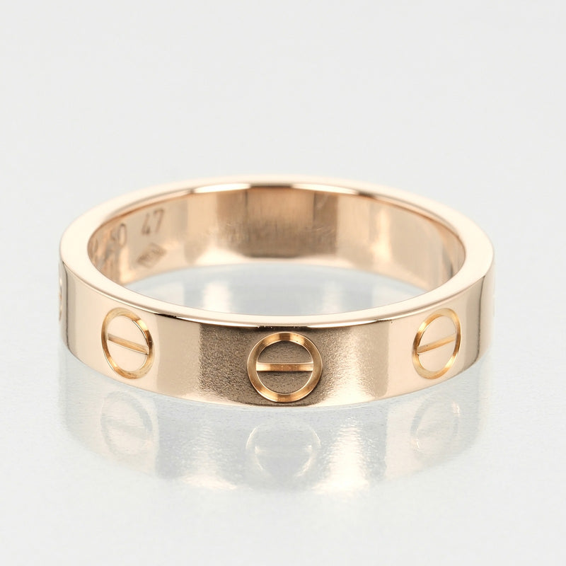 [Cartier] Cartier 
 Mini Love Boda No. 7 Anillo / anillo 
 K18 Pink Gold Aproximadamente 3.4g Mini amor Ladies de bodas un rango