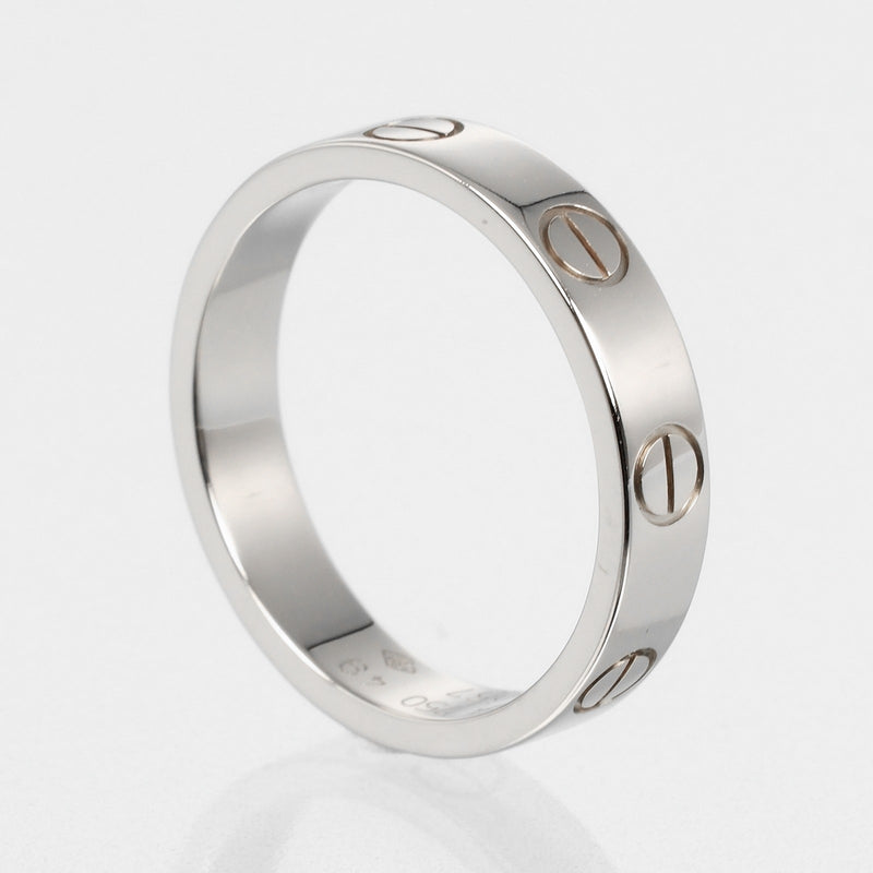 【CARTIER】カルティエ
 ミニラブ ウェディング 9号 リング・指輪
 K18ホワイトゴールド 約3.69g mini love wedding レディースAランク