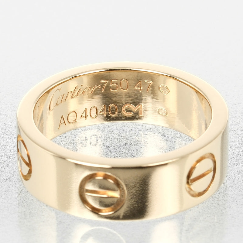 [卡地亚]卡地亚 
 爱7戒指 /戒指 
 k18黄金约6.14克，爱爱爱女士们