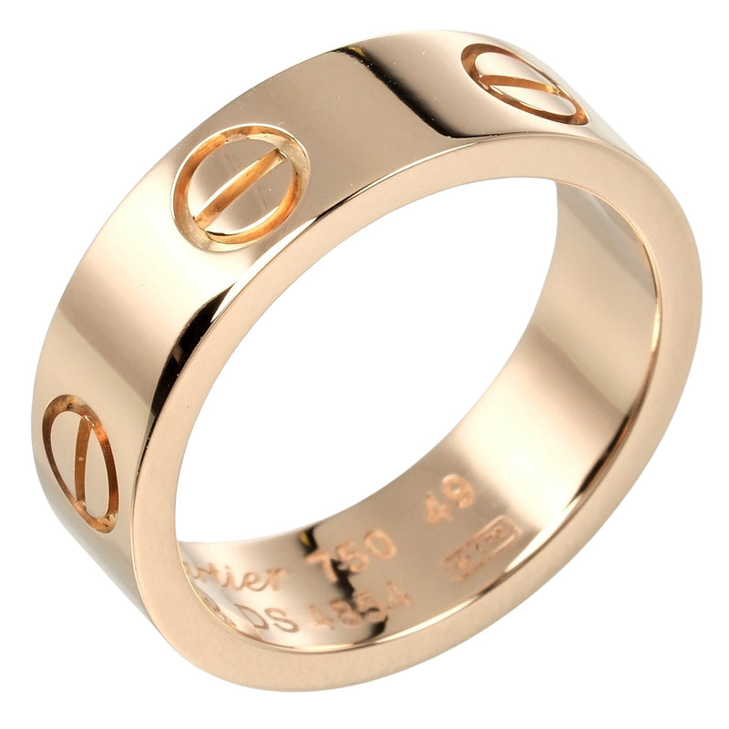 [Cartier] Cartier 
 Amor 9 anillo / anillo 
 K18 Pink Gold aproximadamente 6.65g amor amor damas un rango